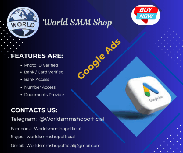 Buy Google Ads Accounts