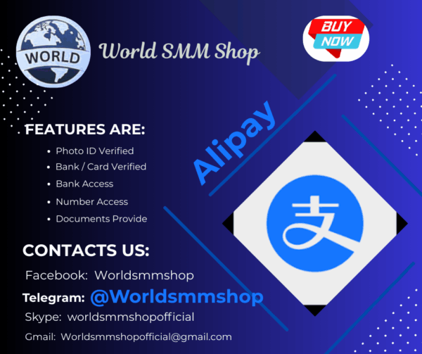 Buy Verified Alipay Accounts