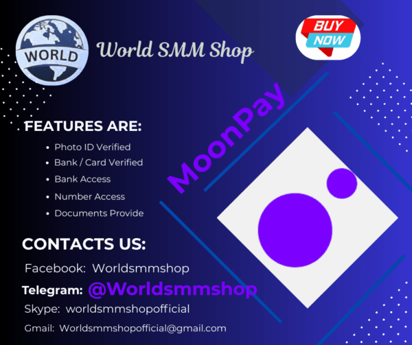 Buy Verified MoonPay Accounts