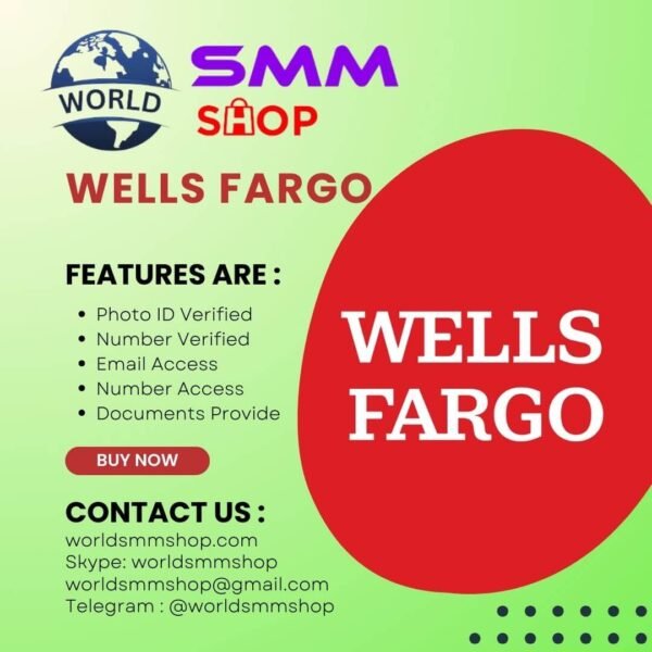 Buy Verified Wells Fargo Accounts