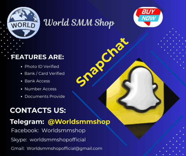 Buy Verified Snapchat Accounts
