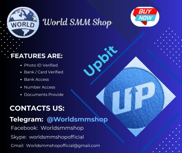 Buy Verified Upbit Accounts